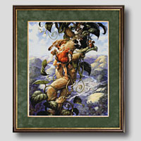 クロスステッチ刺繍額装-50