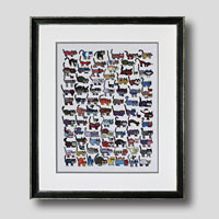 クロスステッチ刺繍額装-52