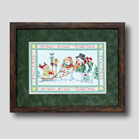 クロスステッチ刺繍額装-51