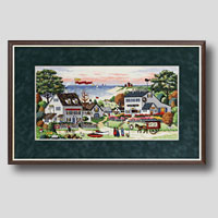 クロスステッチ刺繍額装-63