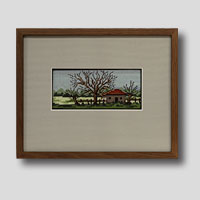 クロスステッチ刺繍額装-64