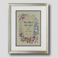 クロスステッチ刺繍額装-65