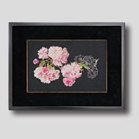 クロスステッチ刺繍額装-69