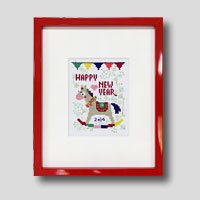 クロスステッチ刺繍額装-73