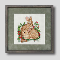 クロスステッチ刺繍額装-74