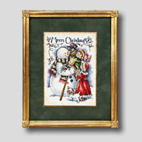 クロスステッチ刺繍額装-72