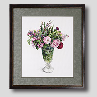 クロスステッチ刺繍額装-91