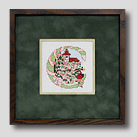 クロスステッチ刺繍額装-84