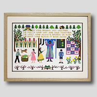 クロスステッチ刺繍額装-92