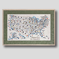 クロスステッチ刺繍額装-87