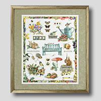 クロスステッチ刺繍額装-86