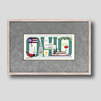 クロスステッチ刺繍額装-85