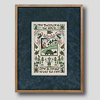 クロスステッチ刺繍額装-81