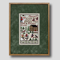 クロスステッチ刺繍額装-82