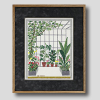 2クロスステッチ刺繍額装-96