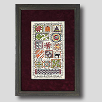 クロスステッチ刺繍額装-99