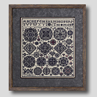 クロスステッチ刺繍額装-100