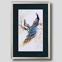 クロスステッチ刺繍額装-102