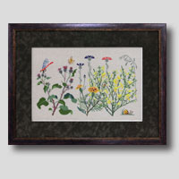 クロスステッチ刺繍額装-109