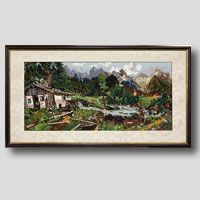 クロスステッチ刺繍額装-107