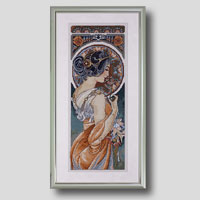 クロスステッチ刺繍額装-111