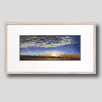 クロスステッチ刺繍額装-105