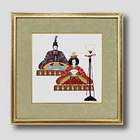 クロスステッチ刺繍額装-114