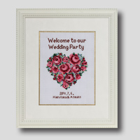 クロスステッチ刺繍額装-116