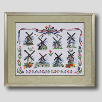 クロスステッチ刺繍額装-118