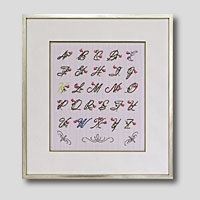 クロスステッチ刺繍額装-121