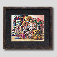 クロスステッチ刺繍額装-132