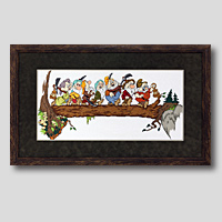 クロスステッチ刺繍額装-134