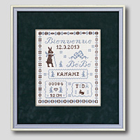 クロスステッチ刺繍額装-139