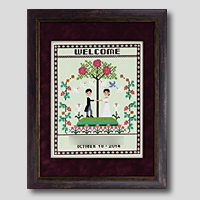 クロスステッチ刺繍額装-135