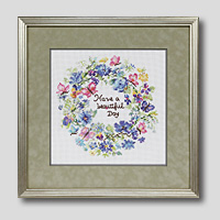 クロスステッチ刺繍額装-142