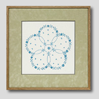 クロスステッチ刺繍額装-146