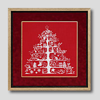 クロスステッチ刺繍額装-157