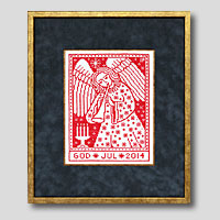 クロスステッチ刺繍額装-149