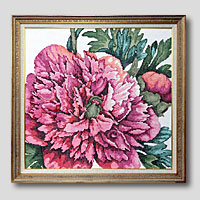 クロスステッチ刺繍額装-159