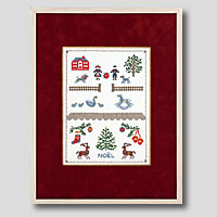 クロスステッチ刺繍額装-150