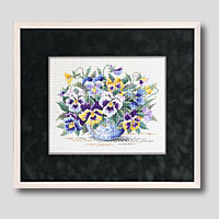 クロスステッチ刺繍額装-164