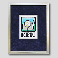 クロスステッチ刺繍額装-163