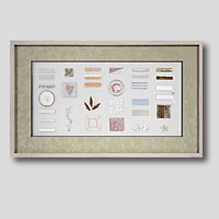 クロスステッチ刺繍額装-187