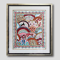 クロスステッチ刺繍額装-186