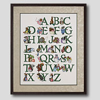 クロスステッチ刺繍額装-183