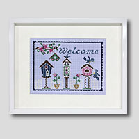 クロスステッチ刺繍額装-190