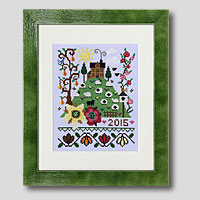 クロスステッチ刺繍額装-191