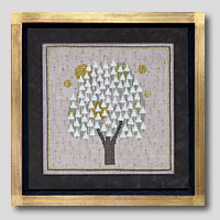 クロスステッチ刺繍額装-185