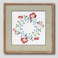 クロスステッチ刺繍額装-193