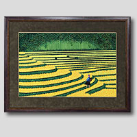 クロスステッチ刺繍額装-180